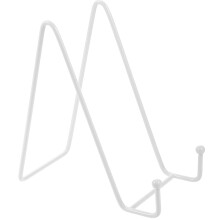 Präsentationsständer aus Eisenplatte – Minimalistisches Weiß, 15 x 14 x 7,5 cm