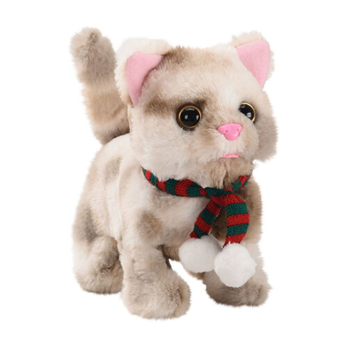Peluche interactivo de gato que camina (10,9 cm)