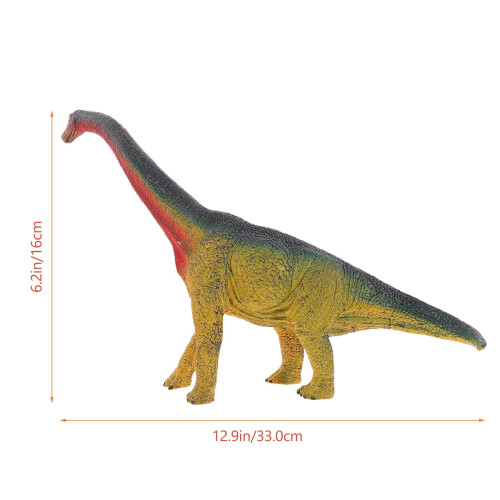 Brachiosaurus-dinosaurstatue i plast, 1 stk.