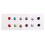 Magnetische brocheset – 12 stuks, legering, zwart/gemengd/wit 1