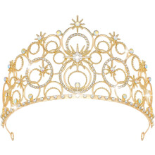 Kristalli kruunu naisille, kupla-tiara, 1 kpl