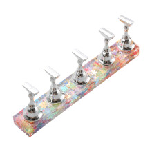 Food Grade Acrylic Nail Practice Display Stands for Complex-A