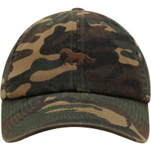 Gorra unisex de algodón con bordado de caballo, estilo "dad hat" (papá).