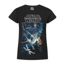 Star Wars Short Sleeved T-Shirt (Girls Black)