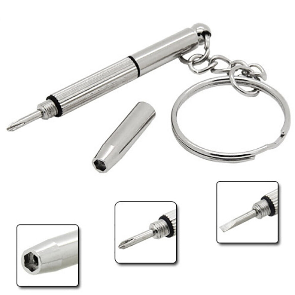 3-In-1 Eyeglass Screwdriver Kit Â Flat Phillips Hex With 9301715806316