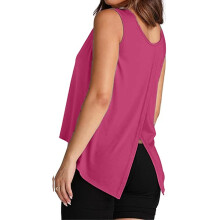 Camisole Tops for Women Summer Casual Loose Basic-rose red L