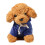 Pluche hondje, zacht, 20 cm groot, knuffeldier 1