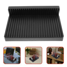 Supporto da scaffale in plastica per modellini, dimensioni 28x19x6 cm.