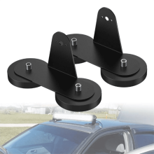 Magnetische montagebeugelset voor LED-lichtbalken – 2 stuks, zwart