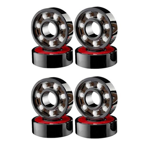 8-pack hybridkeramiska skateboardlager608