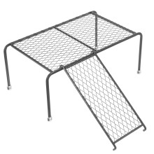 Hühnerleiter aus Eisen für den Hühnerstall, 1 Set, 7,47 x 7,27 x 0,67 Zoll