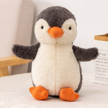 Pluche pinguïn speelgoed – Zachte, kortpolige pinguïn, 16 cm, gevuld met PP-katoen.