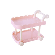 Carrinho de comida Gallickan para crianças de 3 a 5 anos, brinquedo de faz-de-conta