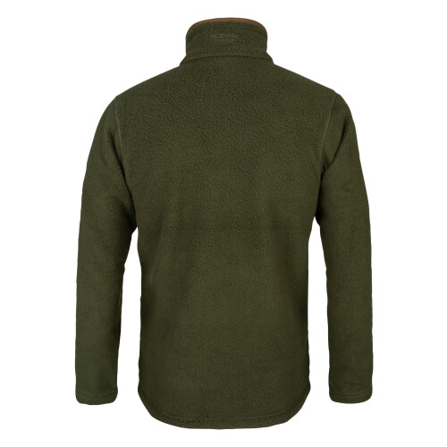 JACK PYKE JACK PYKE Mens Half Zip Sherpa Fleece Pullover Olive Large 1