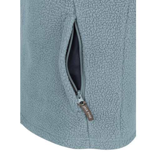 JACK PYKE JACK PYKE Ladies Half Zip Sherpa Fleece Pullover Ice Blue X-Small 2