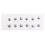 Magnetische brocheset – 12 stuks, legering, zwart/gemengd/wit 3