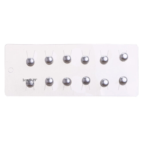 Magnetische brocheset – 12 stuks, legering, zwart/gemengd/wit 2