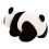 Peluche Panda da 20 cm 3