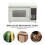 Mini microwave oven model white room decor 3