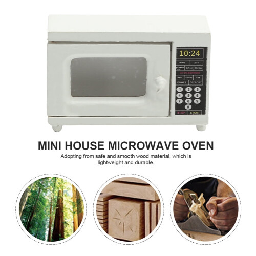 Mini microwave oven model white room decor 2