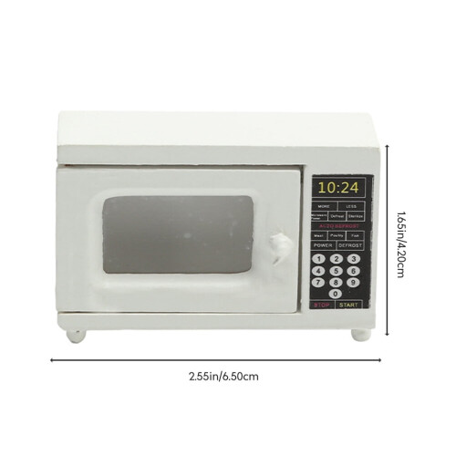 Mini microwave oven model white room decor 1