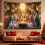 Weihnachtskrippen-Sternenhimmel-Banner 150x200cm 2