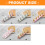 Food Grade Acrylic Nail Practice Display Stands for Complex-A 4