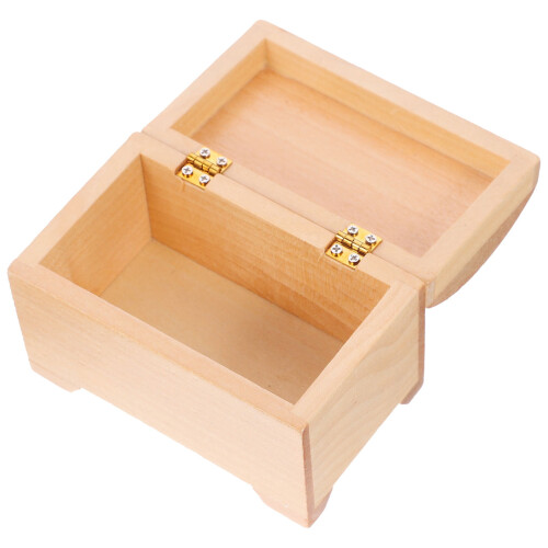 Mini trälåda till dockhus – 7,6x5,5x4,5 cm 2