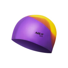 Multicolor Silicone Swimming Cap - Adult Size