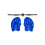 Blue Swimming Hand Paddles, Adjustable, Ergonomic Design 1