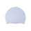 Gray Silicone Swimming Cap, Solid Color 4
