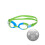 Junior-Schwimmbrille, Grün, Antibeschlag-Gläser 2
