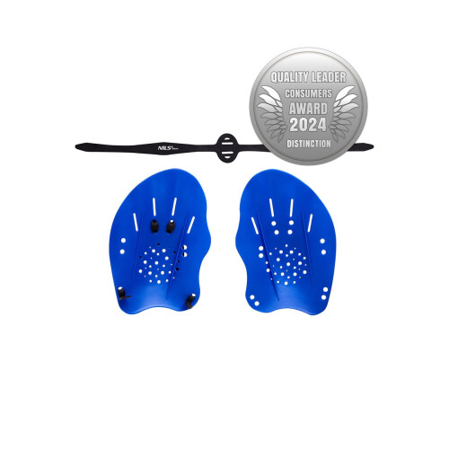 Blue Swimming Hand Paddles, Adjustable, Ergonomic Design 2