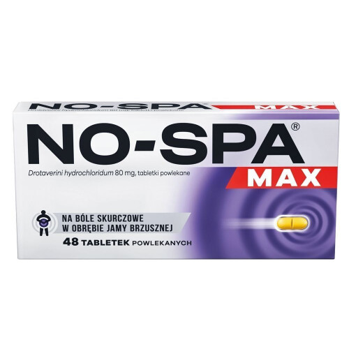 Sanofi No-Spa Max No spa Nospa 48x tablets