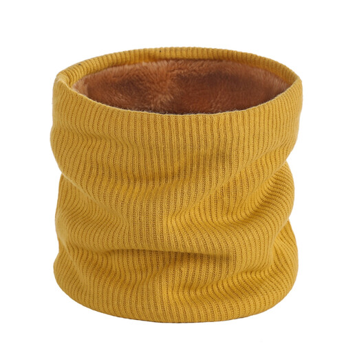 AWZXDE Unisex winternekwarmer geel