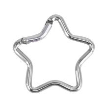 Mosquetón de aluminio con forma de estrella – 1 unidad
