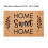 Home Sweet Home Technical Cloth Doormat 60x40cm Light Brown 3