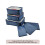 6-teiliges Reise-Packwürfel-Set, Polyester, Marineblau 3