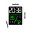 Despertador digital LED com data, temperatura e umidade. 2
