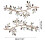 Metal Leaf Wall Art Olive Tree Branch 12x6 Inch 2