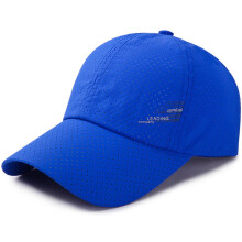 Gorra de béisbol unisex de malla ajustable de poliéster para verano.
