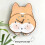 Ceas de perete decorativ silențios cu desene animate Corgi pentru cameră 1