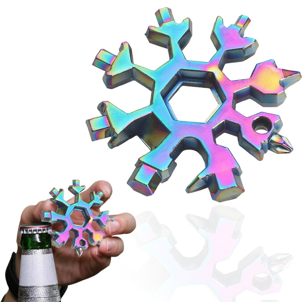 18-In-1 Stainless Steel Snowflake Multi Tool 9301715813406