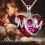 Moederliefde Hart Hanger Ketting Tweekleurig 4