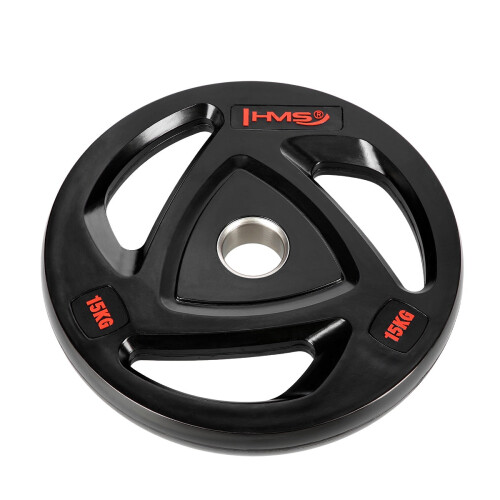 Olympic Weight Plate, 15 kg, Black 2