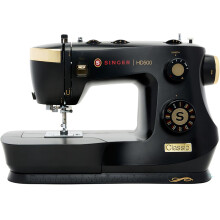Sewing Machine, Heavy-Duty, 32 Stitches, Black
