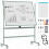 Adjustable Magnetic Double-Sided Mobile Whiteboard with Wheels 6