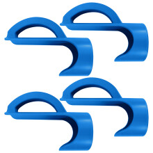 4 Colorful Beverage Holders With sparkling Finish Perfect-Blue