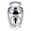 Aluminum Pet Ashes Holder Sealed Storage Container for-silver 1