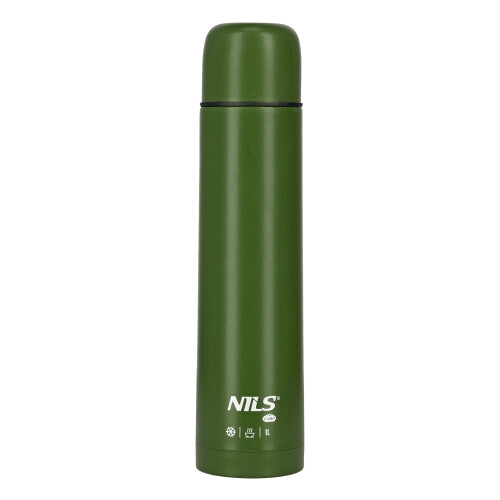 Thermos 1000 ml Grün - Isolierte Reiseflasche